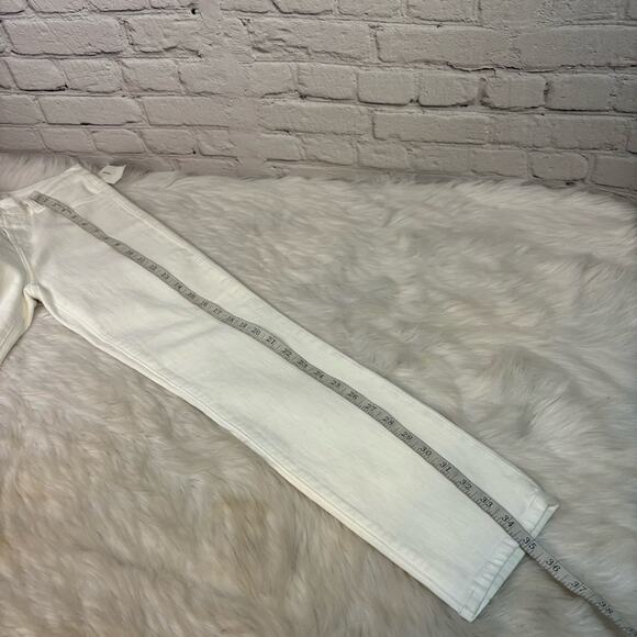 NWT J Brand White Ruby High-Rise Crop Cigarette Pants Size 23 EE0599 - Picture 9 of 9
